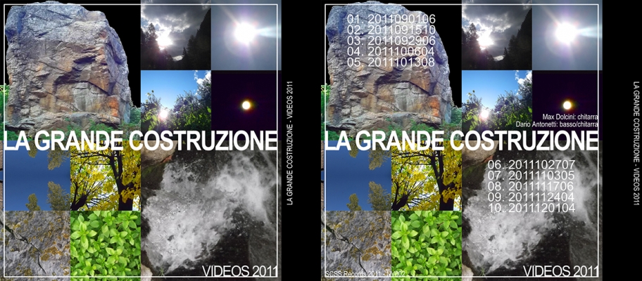 nv002 la grande costruzione: videos 2011 2011 nv002 la grande costruzione: videos 2011 2011
